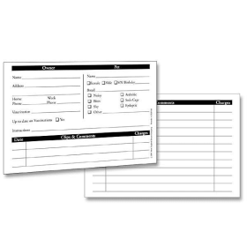 Customer Profile Cards 4x6In 50Pk