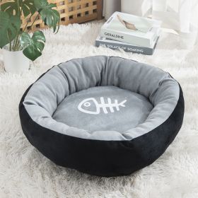 Four Seasons Available Pet Summer Warm Kennel (Option: Grey-50cm)