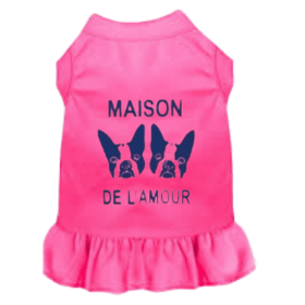 Maison De L' Amour (Color: HOT PINK, size: X Small)