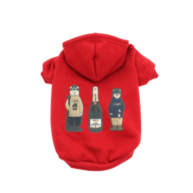 Apres Ski Hoodie (Color: Red, size: medium)