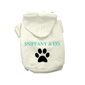 Sniff & Co. Hoodie (Color: CREAM, size: small)