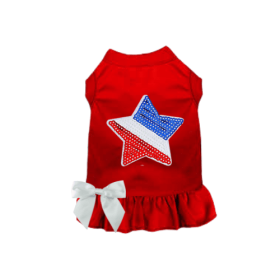 Stars, Stripes, & Bows (Color: Red, size: small)