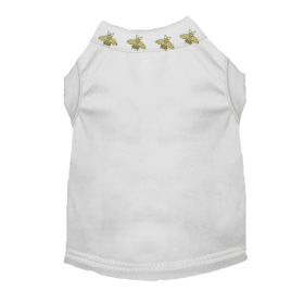 Studded Bee Tee (Color: White, size: X Small)