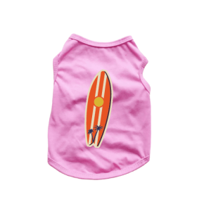 Surfer Tank Top (Color: Pink, size: large)