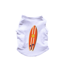 Surfer Tank Top (Color: White, size: large)