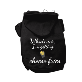 Whatever, I'm getting Cheese Fries (Color: black, size: small)