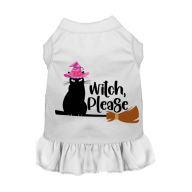 Witch Please Cat (Color: White, size: small)