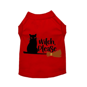 Witch Please Cat (Color: Red, size: X Small)