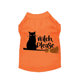 Witch Please Cat (Color: Orange, size: X Small)