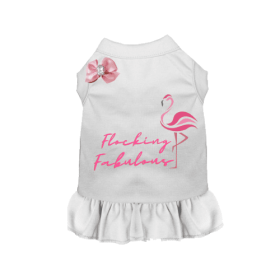 Flocking Fabulous (Color: White, size: X Small)