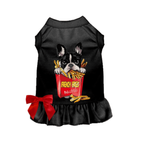 Frenchie- Fries (Color: black, size: small)