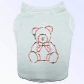 Furberry Bear Tee (Color: White, size: small)