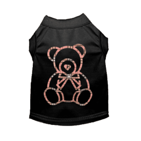 Furberry Bear Tee (Color: black, size: X Small)