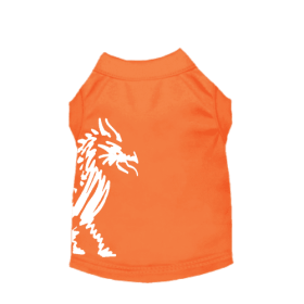 Hairmes Dragon Tee (Color: Orange, size: small)