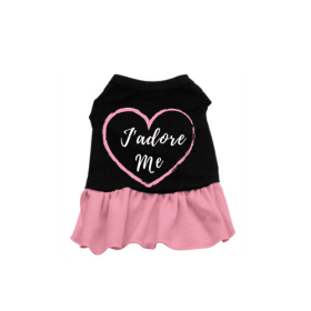 J'adore Me (Color: Black w Light Pink, size: X Small)