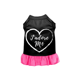 J'adore Me (Color: Black w Hot Pink, size: X Small)