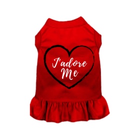 J'adore Me (Color: Solid Red, size: X Small)