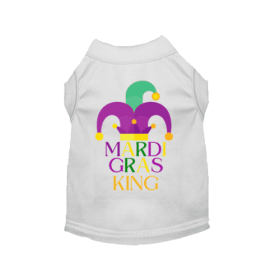 King/Queen of Mardi Gras (Color: White, size: small)