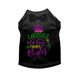 LAISSEZ LES BONS TEMPS ROULER (Color: black, size: small)