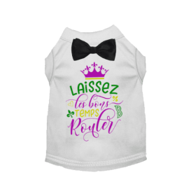 LAISSEZ LES BONS TEMPS ROULER (Color: White, size: X Small)