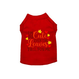 Leaves Fall For Me (Color: Red, size: small)