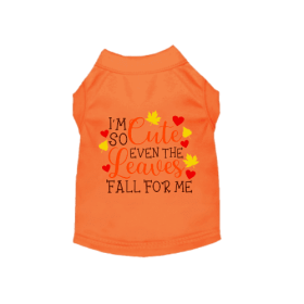 Leaves Fall For Me (Color: Orange, size: X Small)