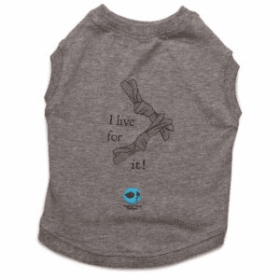 I Live for It Tee (Color: Grey, size: large)