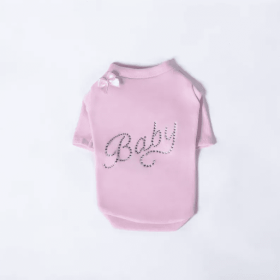 Baby Tee (Color: Pink, size: large)