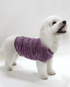 Doggy Tee (Color: Plum, size: medium)